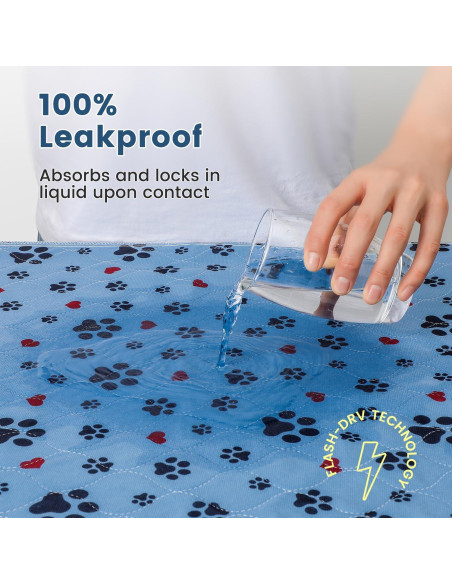Alfombrillas Lavables para Perros ESWIN 45.7x61cm Paquete de 6 Alfombrillas Lavables para Perros ESWIN 45.7x61cm Paquete de 6