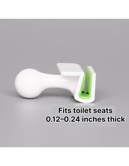 Mango de Asiento de Inodoro Sin Adhesivo ANOQ - 2 Paquete Blanco Mango de Asiento de Inodoro Sin Adhesivo ANOQ - 2 Paquete Blanco