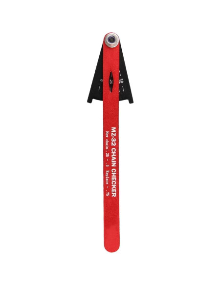 Verificador de Desgaste de Cadena de Bicicleta Ckuakiwu Rojo Verificador de Desgaste de Cadena de Bicicleta Ckuakiwu Rojo