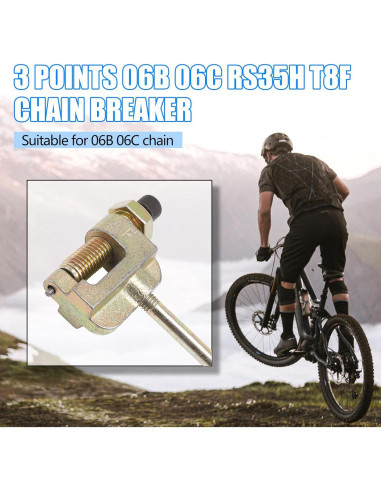 Rompe Cadena Universal PLAXNS 06B 06C 35h T8F para Moto y Bicicleta