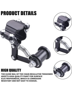 Guía de tensores de cadena motocicleta CNCMOTOK universal 3 ruedas 2