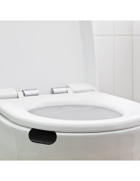 Levantador de Tapa de Inodoro DOITOOL - 4 Pcs - Negro Levantador de Tapa de Inodoro DOITOOL - 4 Pcs - Negro