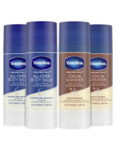 Set de Cuidado de Piel Vaseline 4 Piezas - Gel y Bálsamo