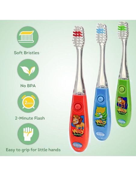 Juego de Cepillos de Dientes para Niños Lily's Home - Temporizador 2 Min Juego de Cepillos de Dientes para Niños Lily's Home - Temporizador 2 Min