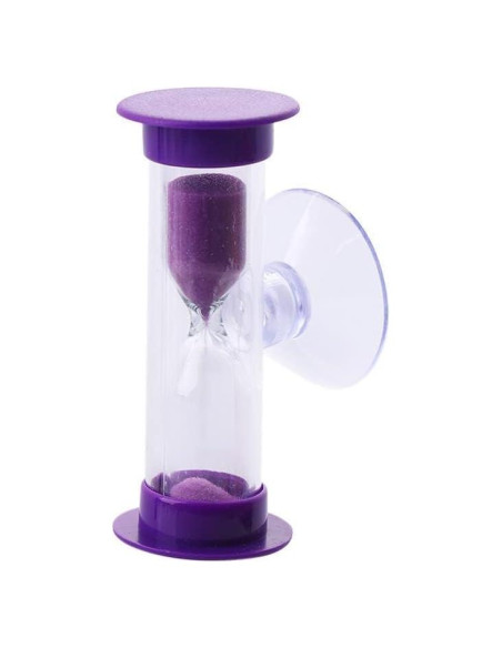 Reloj de Arena de Plástico 3 Minutos con Ventosa DPWOUM Reloj de Arena de Plástico 3 Minutos con Ventosa DPWOUM