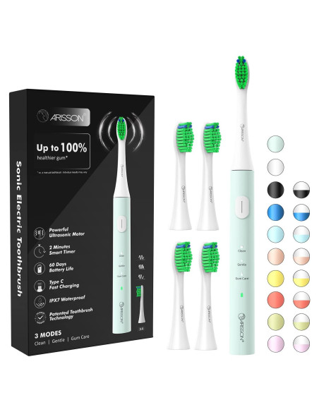 Cepillo de dientes eléctrico ARISSON A3 Sonic 40,000 VPM Cepillo de dientes eléctrico ARISSON A3 Sonic 40,000 VPM