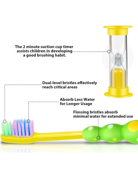 Cepillo de Dientes Infantil Prasburr KTB01 con Ventosa y Temporizador Cepillo de Dientes Infantil Prasburr KTB01 con Ventosa y Temporizador
