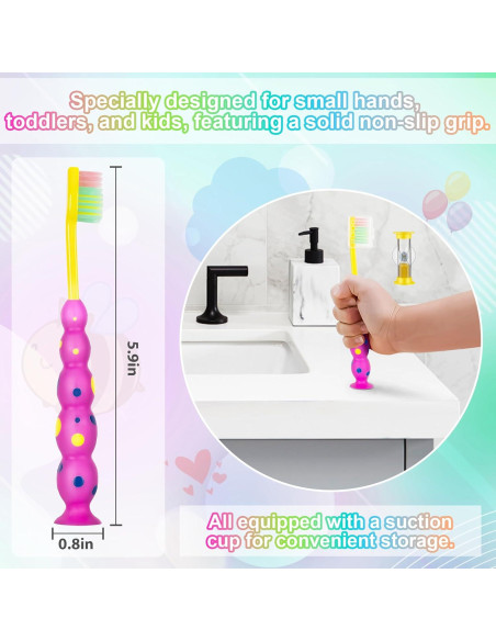 Cepillo de Dientes Infantil Prasburr KTB01 con Ventosa y Temporizador Cepillo de Dientes Infantil Prasburr KTB01 con Ventosa y Temporizador
