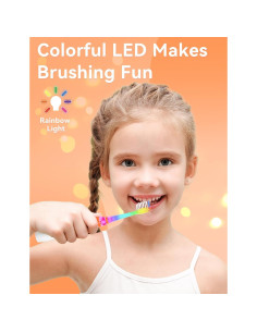 Cepillo de Dientes Eléctrico SEAGO SG-977 para Niños 4-12 Años 2