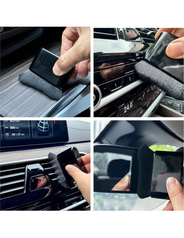 Cepillo para Interior de Auto Puixieom 7.62 cm Antipolvo