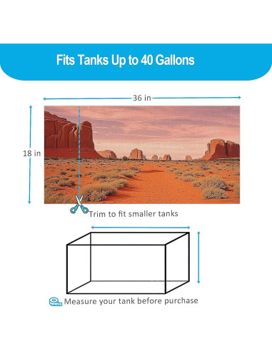 Fondo de Tanque para Reptiles Duedusto 3 Pcs 91x46 cm