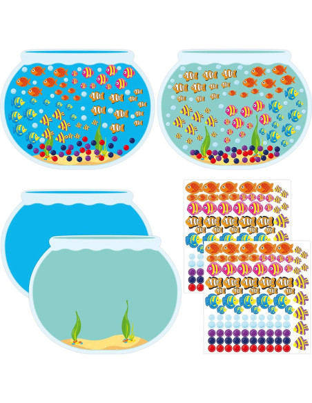 Kit de Stickers de Acuario Tierra Elegante 16 Piezas 36x28 cm Kit de Stickers de Acuario Tierra Elegante 16 Piezas 36x28 cm