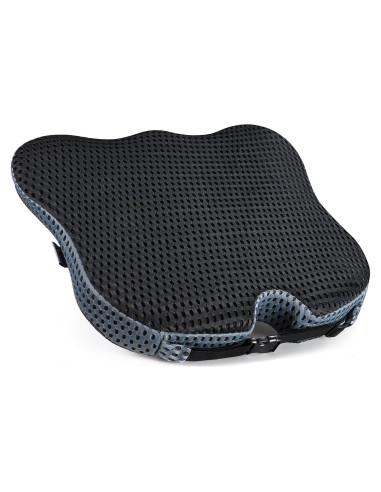 Cojín de Asiento de Espuma de Memoria Dreamer Car QFC040-BK