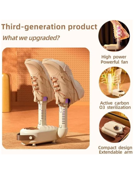 Secador de Botas Puixieom TX-HX01, 200W, Rápido y Seguro Secador de Botas Puixieom TX-HX01, 200W, Rápido y Seguro