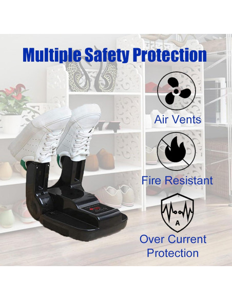 Secador de Botas y Zapatos DLHONORV 230V Plegable 0.91kg Secador de Botas y Zapatos DLHONORV 230V Plegable 0.91kg