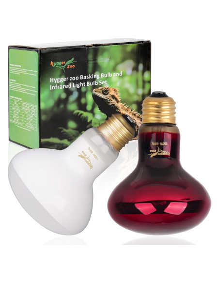 Bombillas de Calor Infrarrojo UVA Hygger Zoo 100W 2PCS Bombillas de Calor Infrarrojo UVA Hygger Zoo 100W 2PCS
