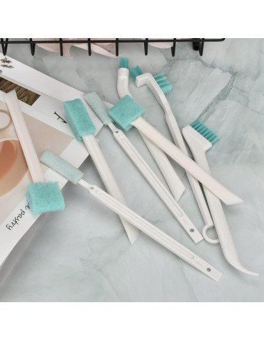 Kit de Cepillos de Limpieza Pequeños Sankoly - 8 Piezas