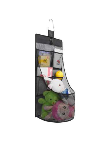 Organizador de Baño de Malla ALYER 61x33x20 cm Negro