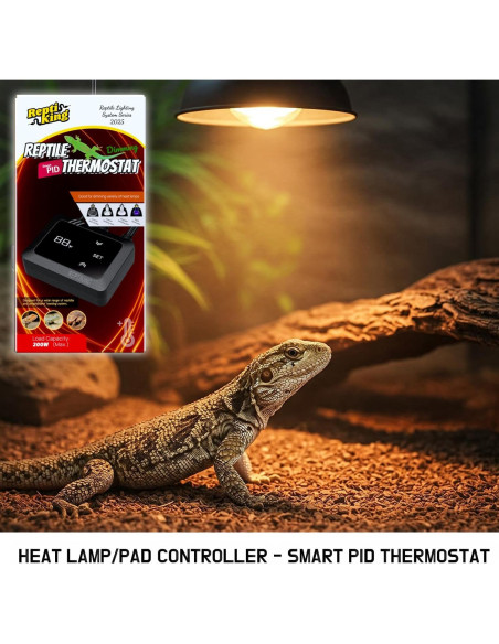 Termostato Digital PID ReptiKing para Calefacción de Reptiles Termostato Digital PID ReptiKing para Calefacción de Reptiles