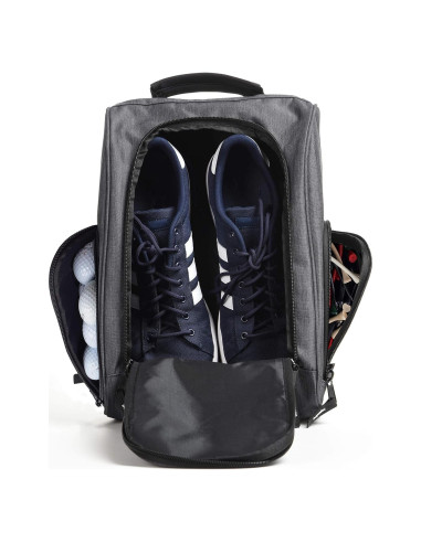 Bolsa para Zapatos de Golf Athletico Gris con Ventilación