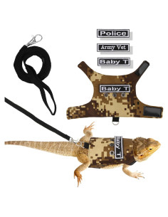 Conjunto Arnés y Correa Hypeety para Dragón Barbudo 1.64m