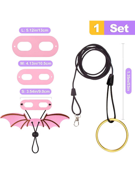 Juego de Arnés y Correa Ajustable ZeriLion para Reptiles - Rosa Juego de Arnés y Correa Ajustable ZeriLion para Reptiles - Rosa