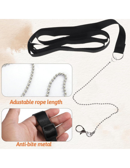 Conjunto de Arnés y Correa Ajustable JIYIN para Reptiles Conjunto de Arnés y Correa Ajustable JIYIN para Reptiles
