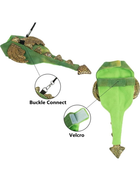 Conjunto Arnés y Correa Ajustable KUNBIUH para Dragón Barbudo Conjunto Arnés y Correa Ajustable KUNBIUH para Dragón Barbudo