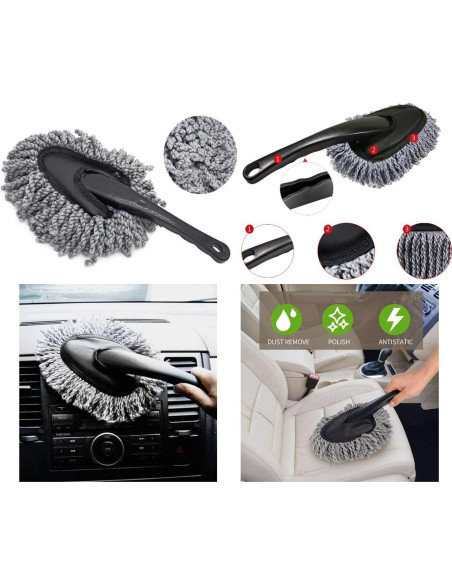 Kit de Limpieza de Coche Bargain Crusader - 2 Piezas Púrpura Kit de Limpieza de Coche Bargain Crusader - 2 Piezas Púrpura