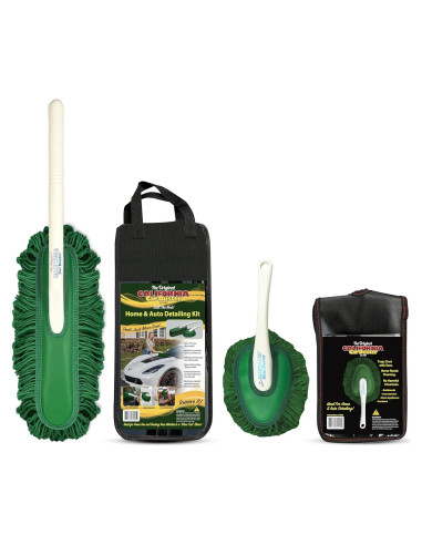 Combo de Detalle California Car Duster con Mop Verde y Mini Duster