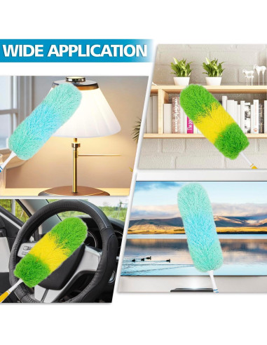 Paquete de 2 Plumeros de Microfibra HDongany 50.8 cm
