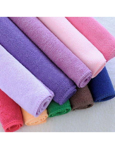 Toallas de Microfibra YHCWJZP 10 Pcs 25x25cm para Limpieza Toallas de Microfibra YHCWJZP 10 Pcs 25x25cm para Limpieza