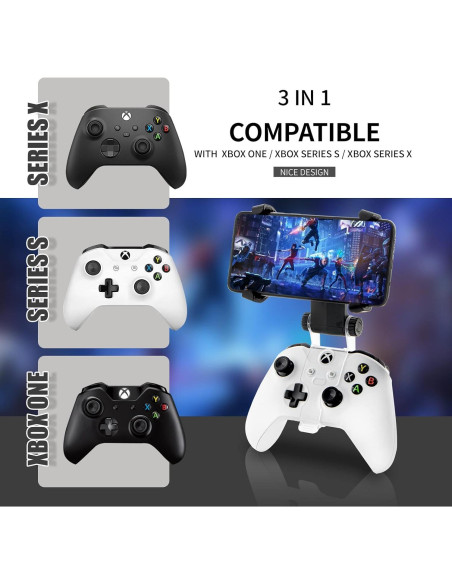 Soporte para Teléfono ECHZOVE Xbox Series S/X - Ajustable Soporte para Teléfono ECHZOVE Xbox Series S/X - Ajustable