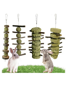 Juguetes de Masticar para Conejos LWINGFLYER - 4 Piezas