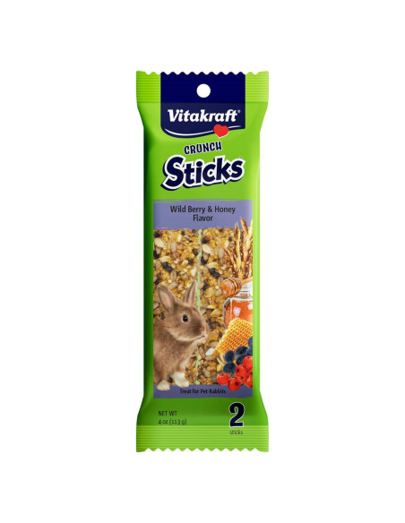 Vitakraft Crunch Sticks Galletas para Conejos - Zanahoria y Miel Vitakraft Crunch Sticks Galletas para Conejos - Zanahoria y Miel