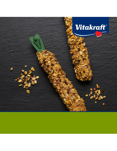 Vitakraft Crunch Sticks Galletas para Conejos - Zanahoria y Miel