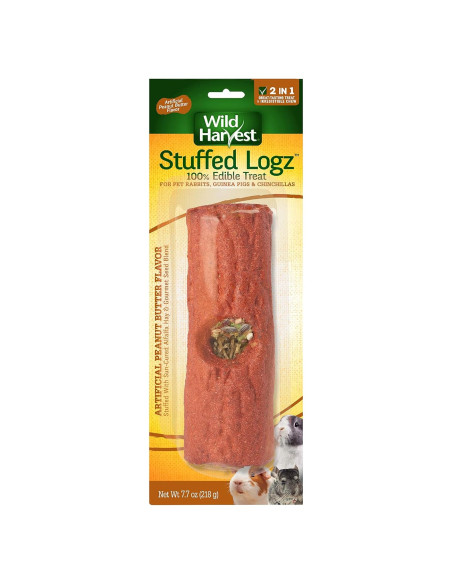 Golosina Comestible para Conejos Wild Harvest Logz Rellenos 1 Cuenta Golosina Comestible para Conejos Wild Harvest Logz Rellenos 1 Cuenta