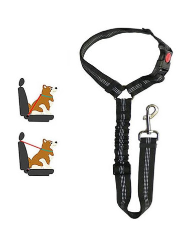 Cinturón de Seguridad para Perros AUTOXBERT Ajustable 48-80 cm