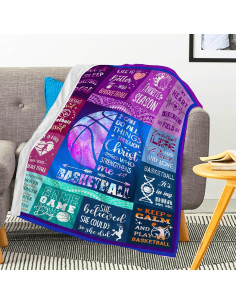 Manta de Baloncesto Boopeonr 127x102cm Franela Premium 2