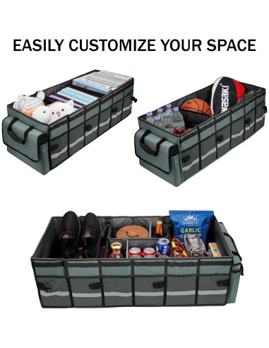 Organizador de Maletero GDNasist Plegable 35L con Bolsa Térmica
