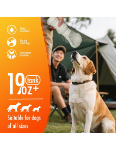 Botella de Agua Plegable para Perros BMN 560ml a Prueba de Fugas 2