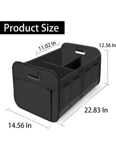 Organizador de Maletero AICEL Plegable Impermeable 58x37x32cm 2