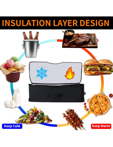 Organizador de Maletero doietc para Tesla Cybertruck 2024 58L