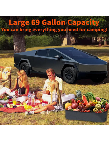 Organizador de Maletero doietc para Tesla Cybertruck 2024 58L