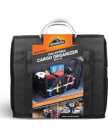 Organizador de Maletero Plegable Armor All 3 Compartimentos Organizador de Maletero Plegable Armor All 3 Compartimentos