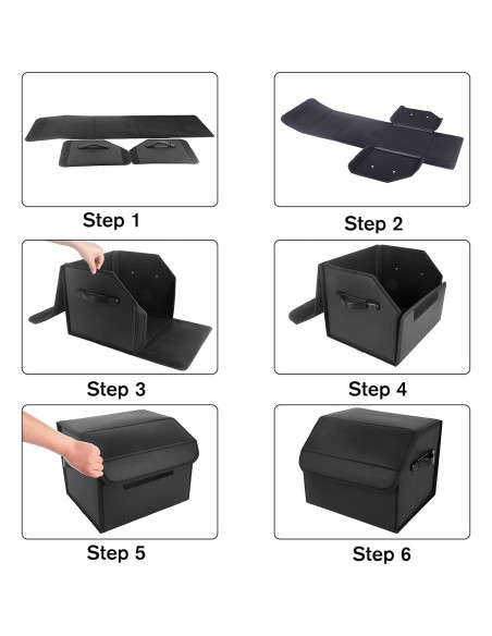 Organizador de Maletero Plegable AUTOARK AK-138 - Negro Organizador de Maletero Plegable AUTOARK AK-138 - Negro