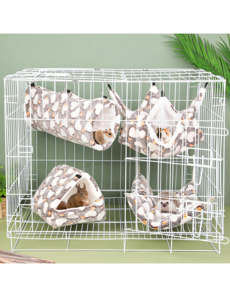 Conjunto Accesorios para Jaulas de Mascotas MCEAST 4 Piezas Conjunto Accesorios para Jaulas de Mascotas MCEAST 4 Piezas
