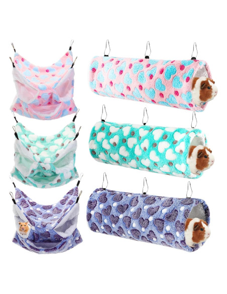 Conjunto de Hamacas Sweetude para Ratas y Hurones 6 Piezas Conjunto de Hamacas Sweetude para Ratas y Hurones 6 Piezas
