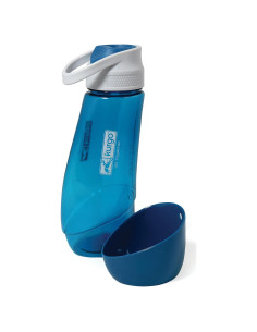 Botella de Agua Kurgo Gourd 710 ml para Perros y Tazón Desmontable