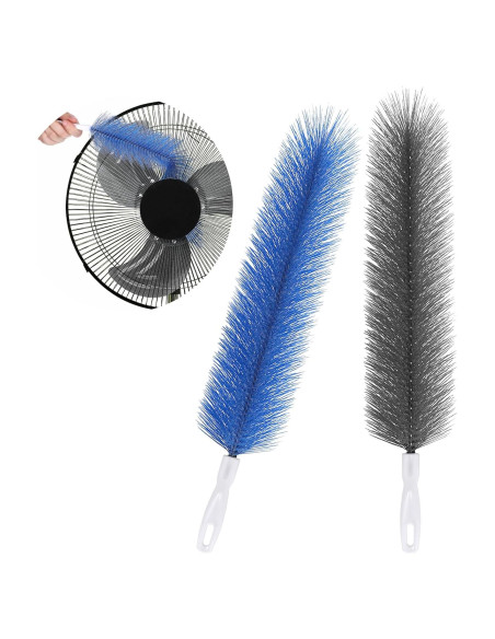Cepillo de Limpieza de Ventilador Bruislard 2 Pcs Microfibra Flexible Cepillo de Limpieza de Ventilador Bruislard 2 Pcs Microfibra Flexible